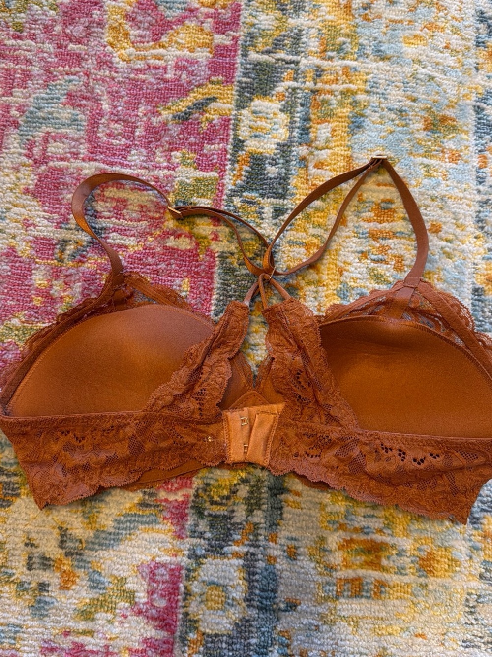 Lace Underwire Bra Rust - Picture 2 of 3